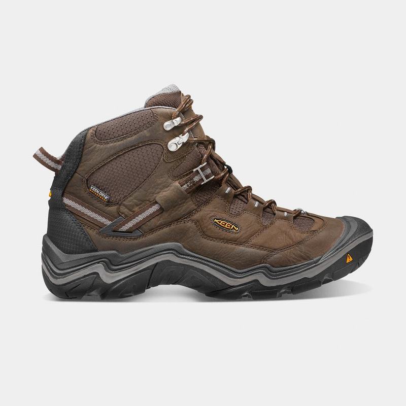 Buy Keen Durand Waterproof Mid Mens Hiking Boots Brown (7682-RXPTB)